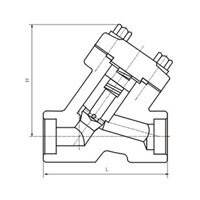شیر یکطرفه نوع وای S.W یا NPT کلاس 900 تا 1500 مناسب برای جلوگیری از برگشت جریان در خطوط صنعتی فشار بالا با طراحی Y شکل و عملکرد دقیق.jpg
