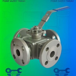 شیر توپی چهار راهی Four-seal (150Lb-300Lb PN1.6-4.0MPa)