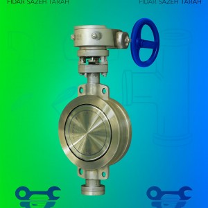 شیر پروانه‌ای فلزی Wafer مدل D373H | آب‌بندی فلزی برای فشار بالا