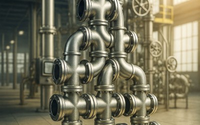 تفاوت اتصالات فولادی با اتصالات پلیمری | بررسی جنس، کاربرد، مقاومت و استانداردها (مطلب)