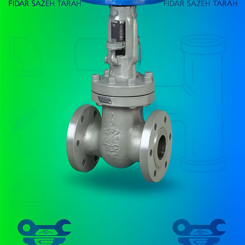 شیر کشویی کربن استیل کلاس 150Lb
