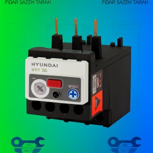 رله اضافه بار (بیمتال) هیوندای | مدل‌های HGT18 و HGT40 | حفاظت موتورهای سه‌فاز