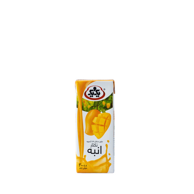 آبمیوه انبه یک و یک  200 سی سی