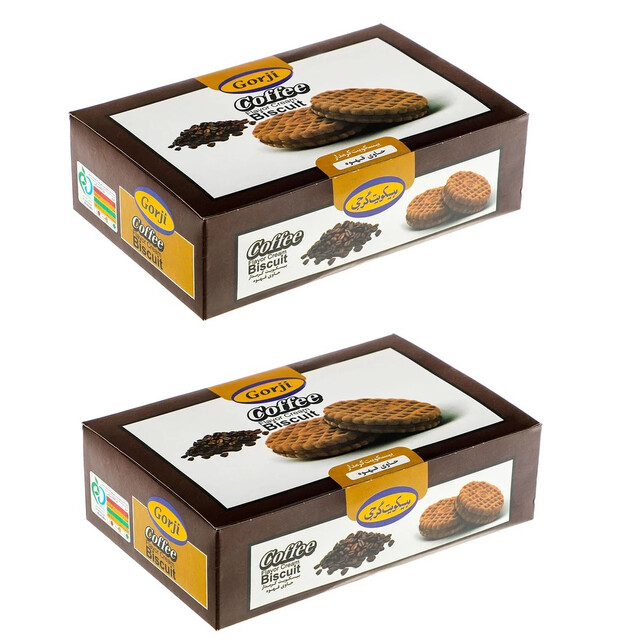 بیسکویت قهوه کرم 400گ 18ع گرجی