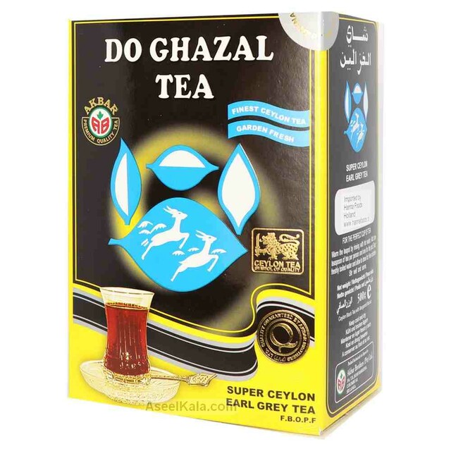 چای  سیلان ارل گری دوغزال عطری