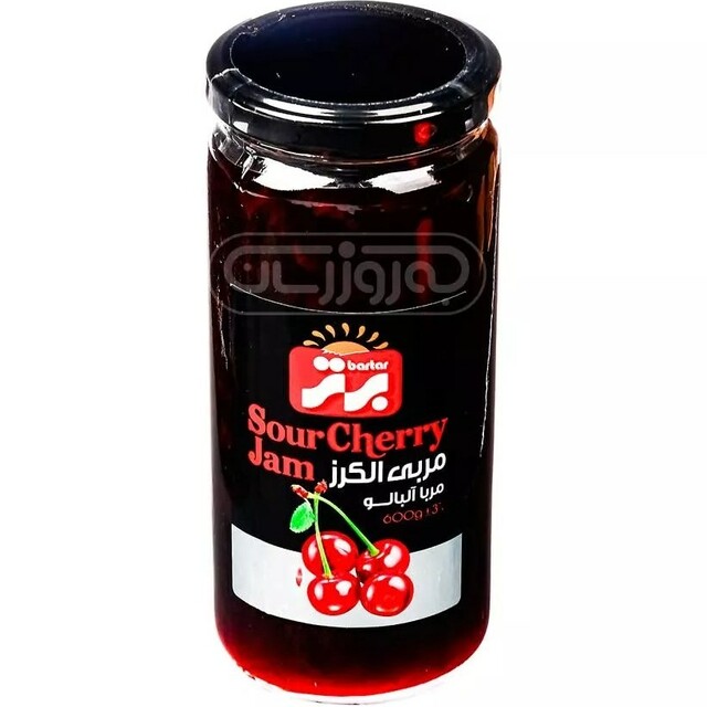 مربا آلبالو 600گرمی شیشه برتر