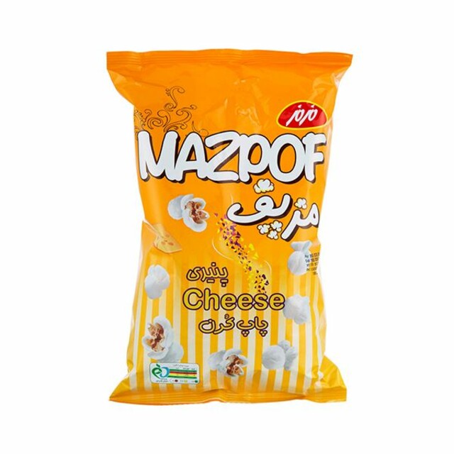 پفک پاپ کرن  پنیر متوسط مزمز