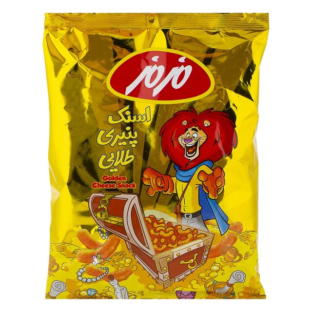 پفک اسنک طلائی پنیری مزمز