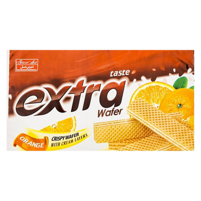 ویفرکرمدار پرتقالی  اکسترا100گرم شیرین عسل