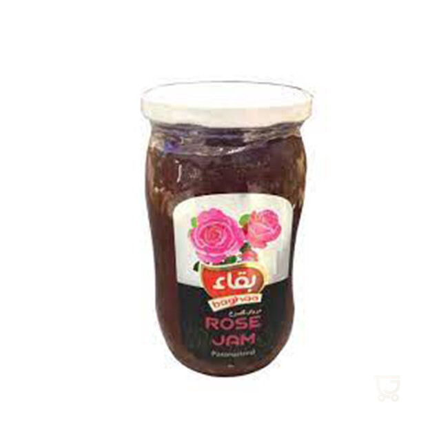 مربای شیشه ای گل سرخ 760گ بقاء