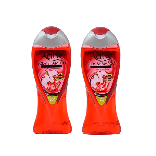 شامپوبدن مدل گلها بهاری اکتیو400گرمی