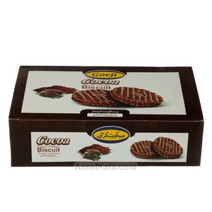 بیسکویت  کاکاوکرم 420گ 18 گرجی