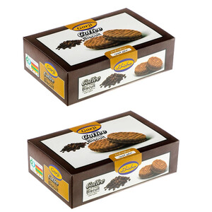 بیسکویت قهوه کرم 400گ 18ع گرجی