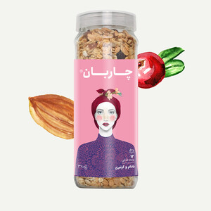 موسلی بادام و کرنبری شیشه چاربان
