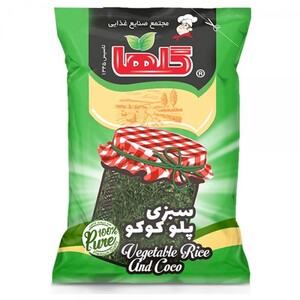 سبزی خشک 100 گرمی پلو و کوکویی گلها