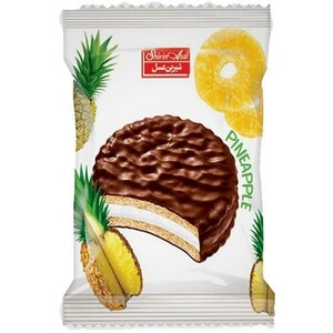 والس روکشدارکاکائویی باکرم مغز آناناس شیرین عسل27 گرم