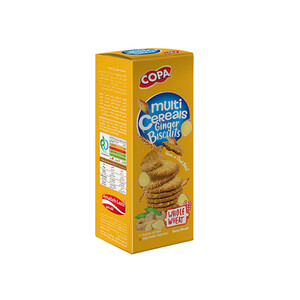 بیسکوئیت سبوسدار چندقله با طعم زنجبیل150گرم کوپا