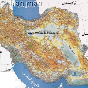 نقشه  کوه های ایران ( مخصوص کوهنوردی)