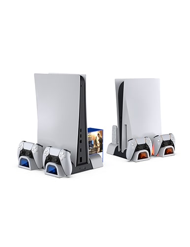 پایه چند منظوره PS5/PS5 SLIM دابی مدل TP5 3536B فست شارژر