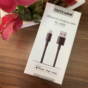 کابل تبدیل USB به لایتنینگ تسکو مدل TC i 400 طول 1 متر