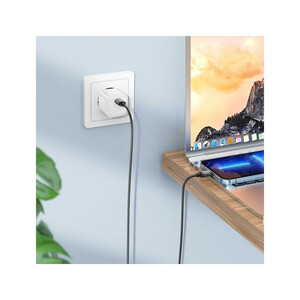 کابل تبدیل USB-C به لایتنینگ بروفون مدل BX87 20W طول 1 متر