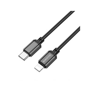 کابل تبدیل USB-C به لایتنینگ بروفون مدل BX87 20W طول 1 متر