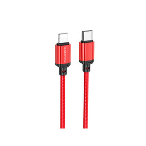 کابل تبدیل USB-C به لایتنینگ بروفون مدل BX87 20W طول 1 متر