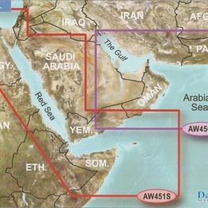 نقشه توپوگرافي خليج فارس