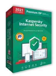 نرم افزار آنتی ویروس کسپرسکی  نسخه اینترنت سکیوریتی آی اس پی 2021 تک کاربره 1 ساله