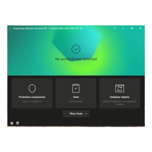 نرم افزار آنتی ویروس کسپرسکی  نسخه اینترنت سکیوریتی آی اس پی 2021 دو کاربره 1 ساله