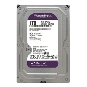 هارددیسک اینترنال وسترن دیجیتال مدل Purple WD10PURZ ظرفیت 1 ترابایت