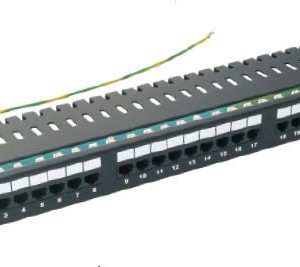 FULL پچ پنل تلفن 25 پورت مسطح سوکت دار 1یونیت فول FA-850K-T2564 Cat3