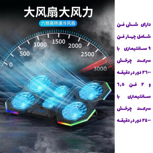 پایه خنک کننده  لپ تاپ مدل X-Race F12