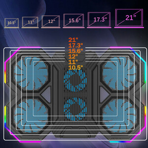 پایه خنک کننده  لپ تاپ مدل X-Race F12