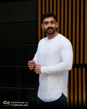 تیشرت ساده آستین بلند