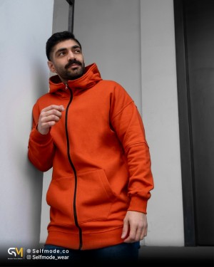 سویشرت لش و لانگ نارنجی