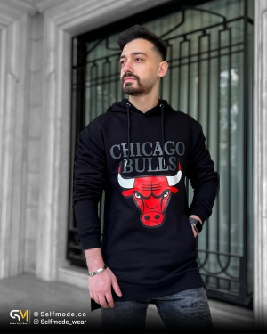 هودی طرح دار لانگ