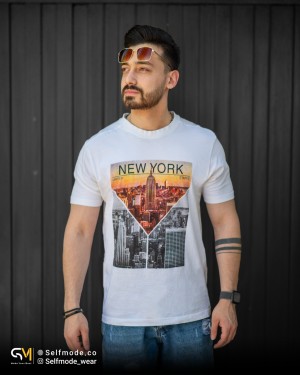 تیشرت طرح دار اورجینال