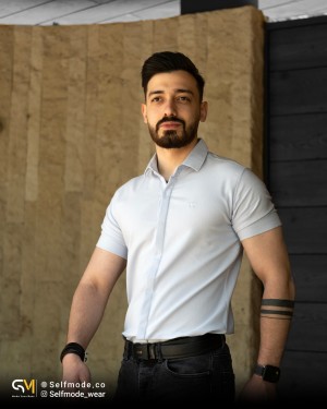 پیراهن آستین کوتاه مردانه