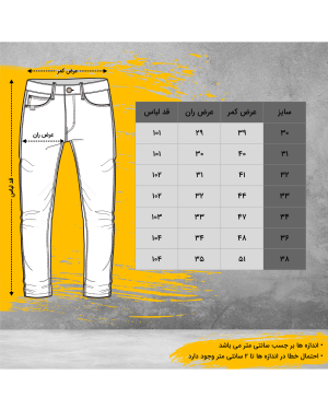 شلوار جین مردانه