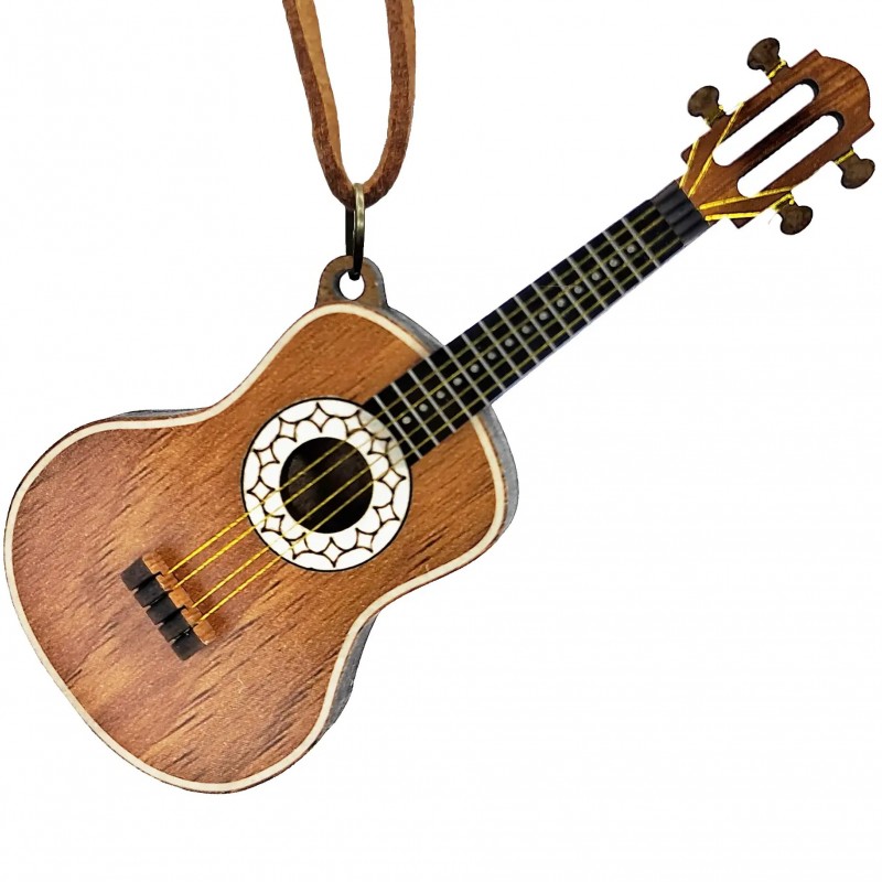 گردنبند طرح گیتار مدل چوبی