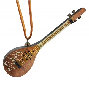 گردنبند طرح ساز سه تار