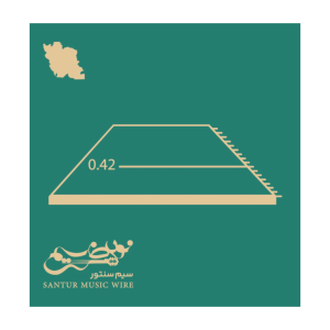 سیم سنتور گره خورده کامل 40/42 نوین سیم