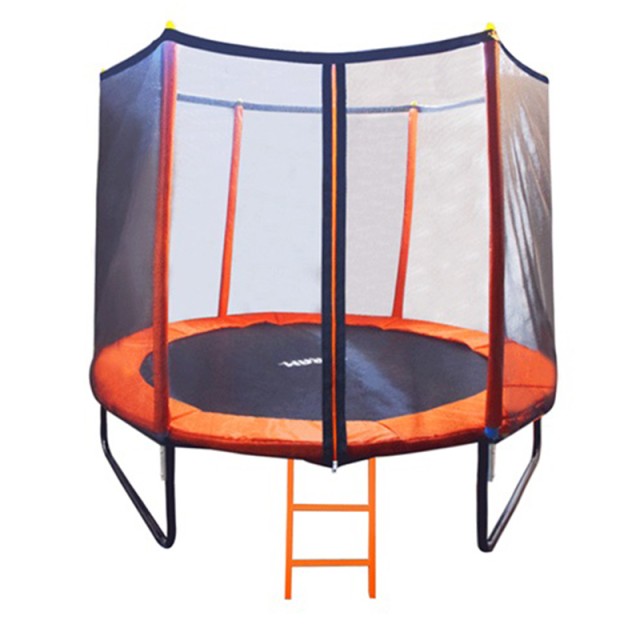 ترامپولین فضای باز آبی یا نارنجی با قطر 2.5 متر Trampoline 046
