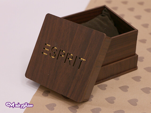 جعبه ساعت طرح ESPRIT چوبی B8015
