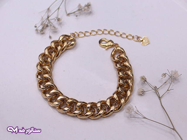دستبند زنانه کارتیر استیل طلایی DZ1052