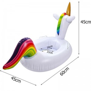شناور بادی شورتی کودک مدل یونیکورن