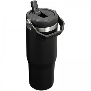 ماگ استنلی نی دار مشکی 887 میلی لیتر FLIP STRAW TUMBLER