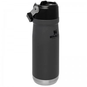 ماگ استنلی مشکی 650 میلی لیتر Flip Straw Water Bottle