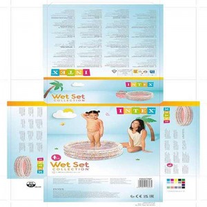 استخر بادی سه حلقه مدل شکوفه اینتکس 58427